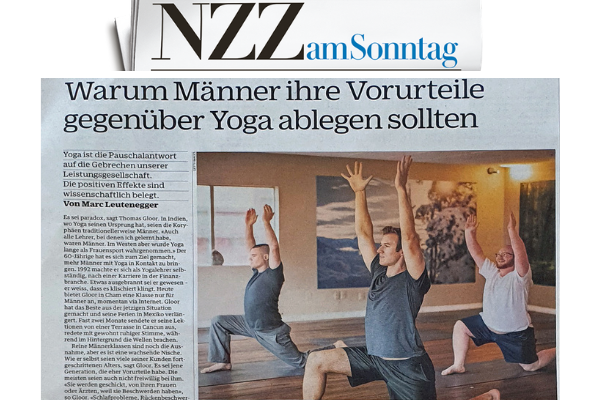 YogaKey NZZ Artikel Yoga für Männer